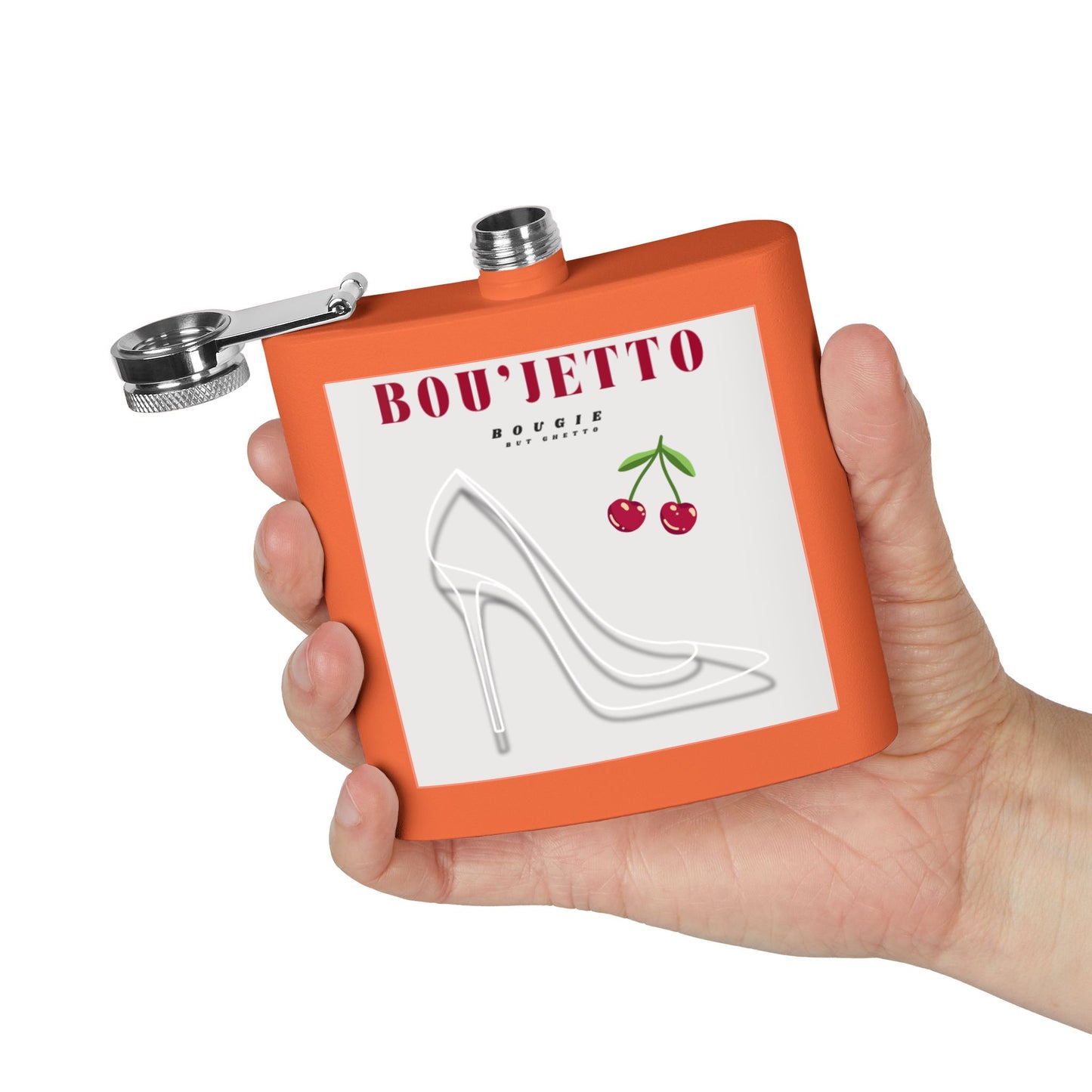 Bou'Jetto Chic 6oz Stainless Steel Flask |