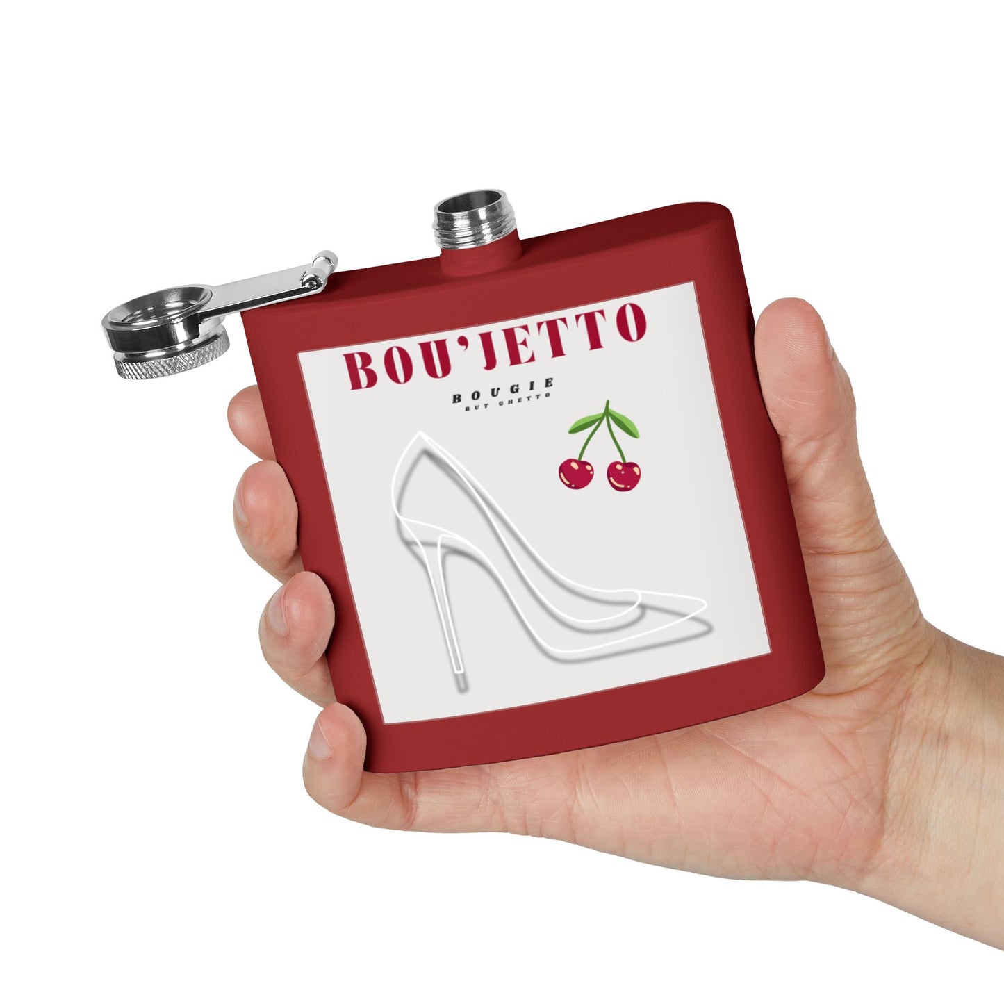 Bou'Jetto Chic 6oz Stainless Steel Flask |