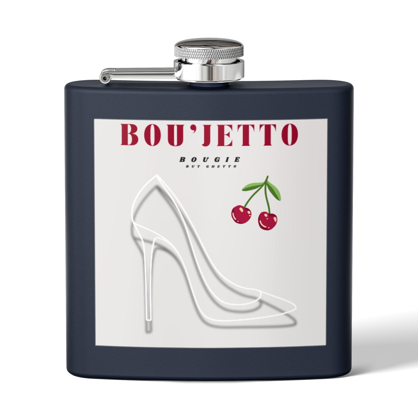 Bou'Jetto Chic 6oz Stainless Steel Flask |