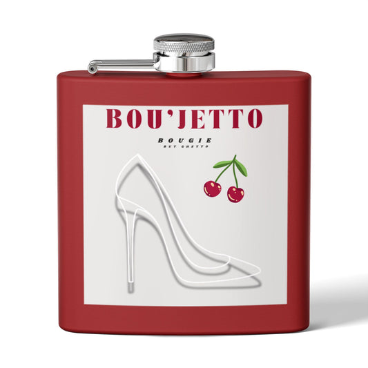 Bou'Jetto Chic 6oz Stainless Steel Flask |