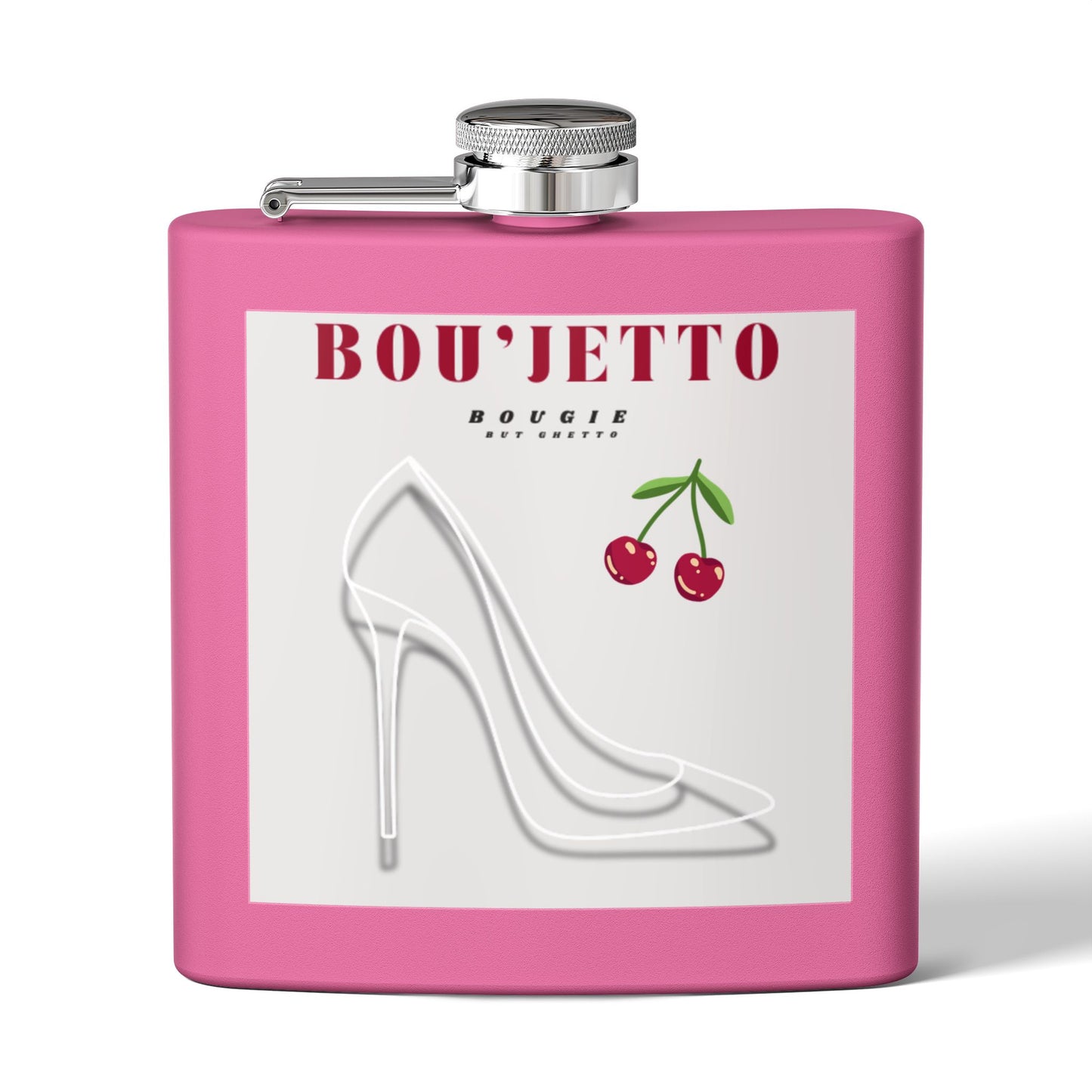 Bou'Jetto Chic 6oz Stainless Steel Flask |