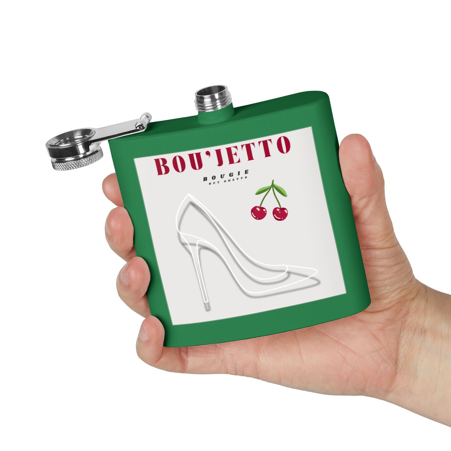 Bou'Jetto Chic 6oz Stainless Steel Flask |