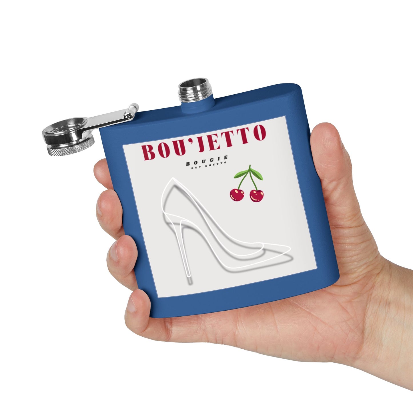 Bou'Jetto Chic 6oz Stainless Steel Flask |