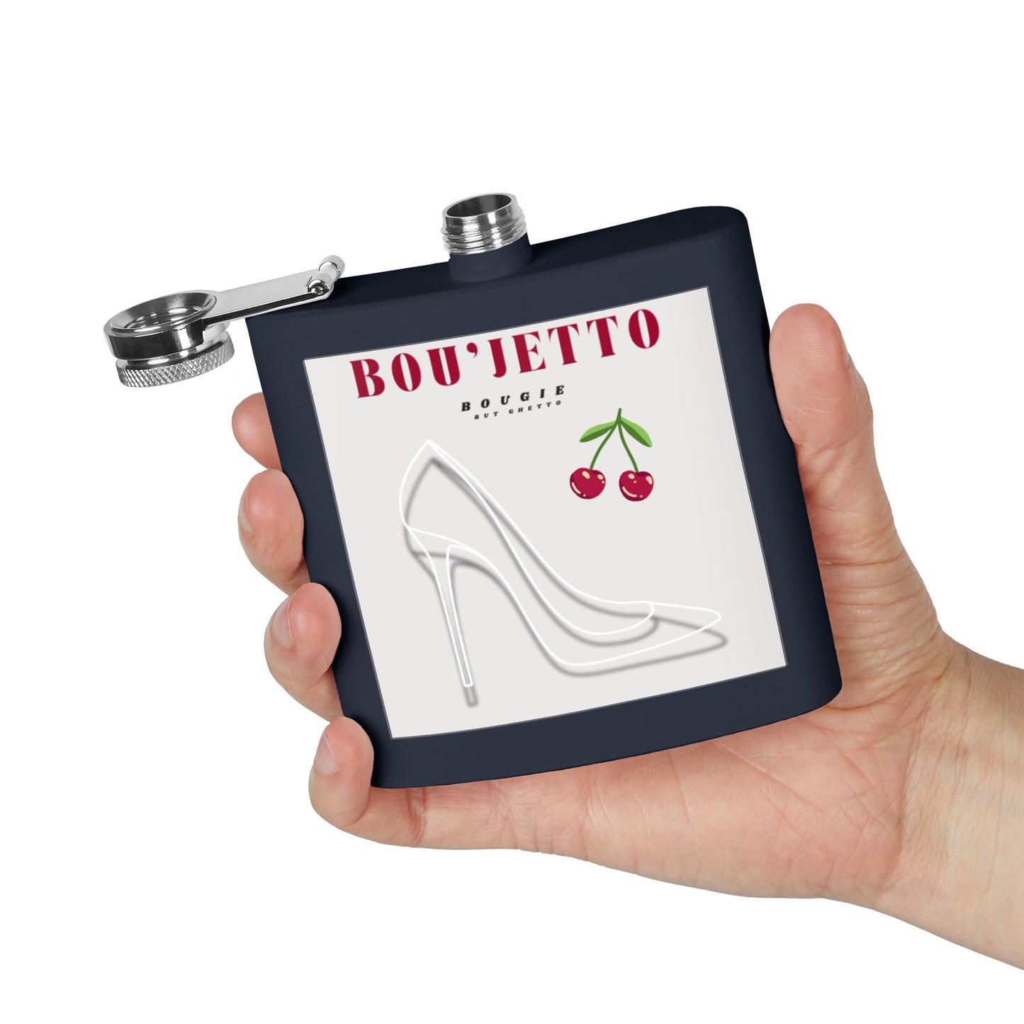 Bou'Jetto Chic 6oz Stainless Steel Flask |