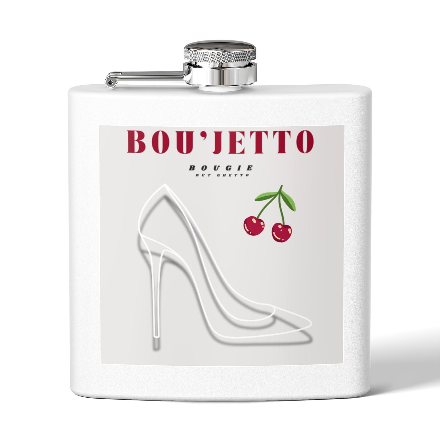 Bou'Jetto Chic 6oz Stainless Steel Flask |