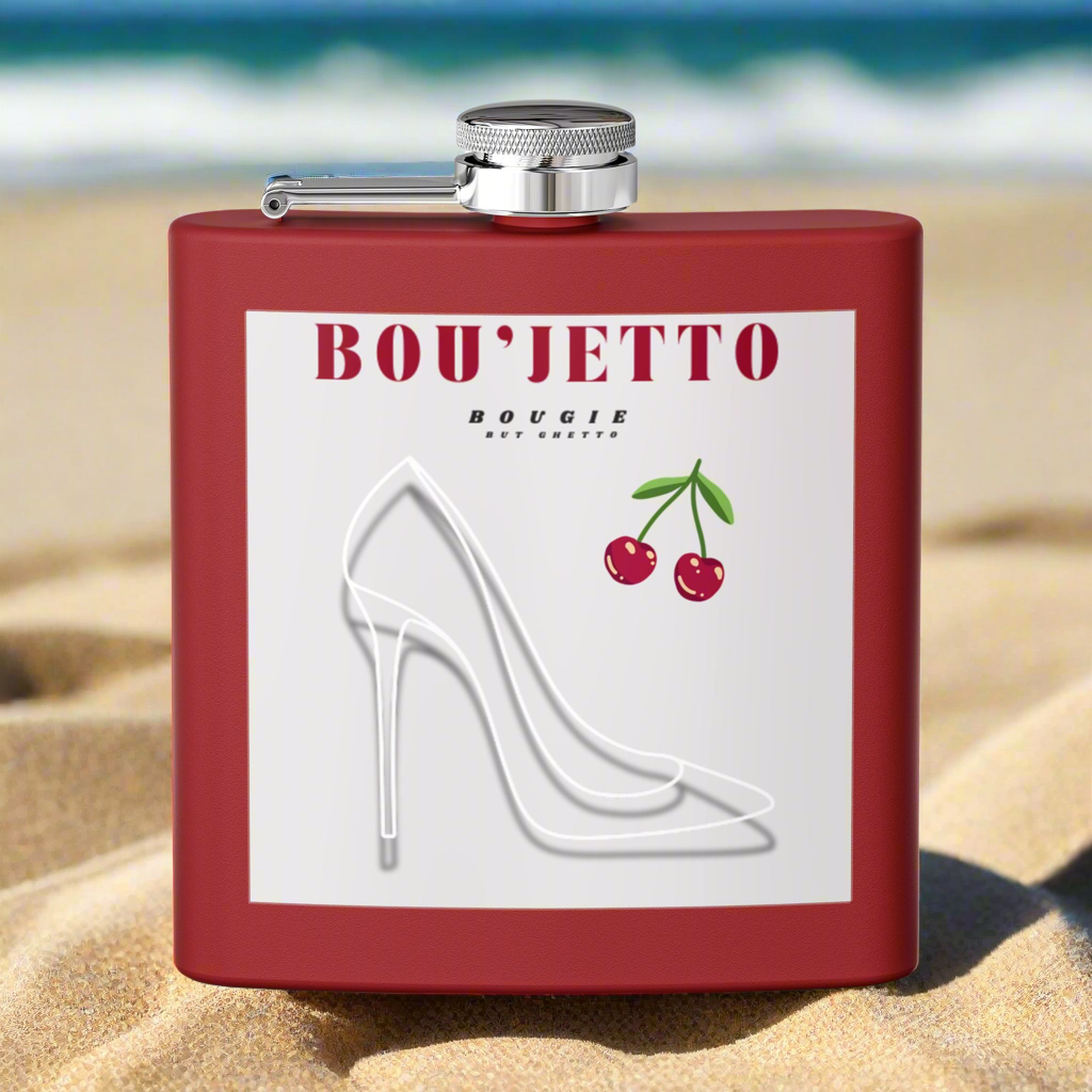 Bou'Jetto Chic 6oz Stainless Steel Flask |